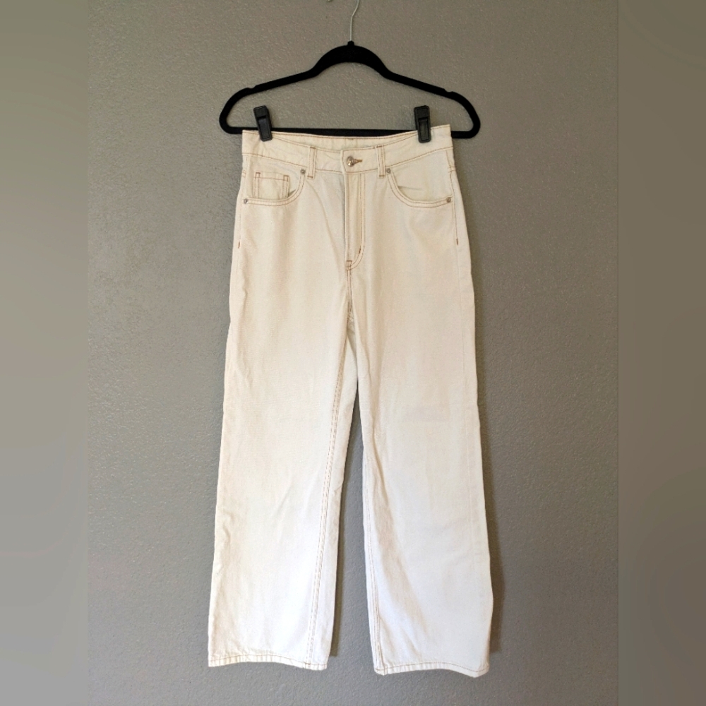 H&M High Waist, Wide Leg Jean